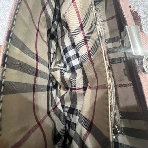 BURBERRY LONDON Lizard Mini Nova Check Shoulder Bag - Picture 12 of 15